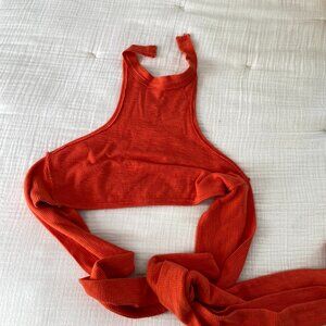 Free People High Neck Crop Top